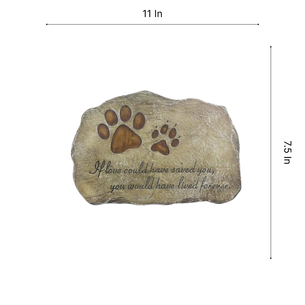 Custom Engraved "If Love Could Have Saved You" Memorial Garden Stone
