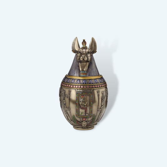 Rare Egyptian Anubis Dog Urn by Pet Memory Shop