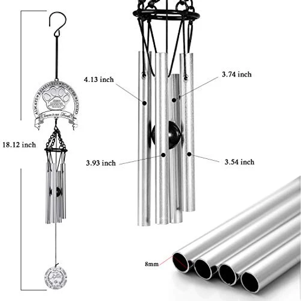 “Forever in My Heart” Pet Memorial Wind Chime"