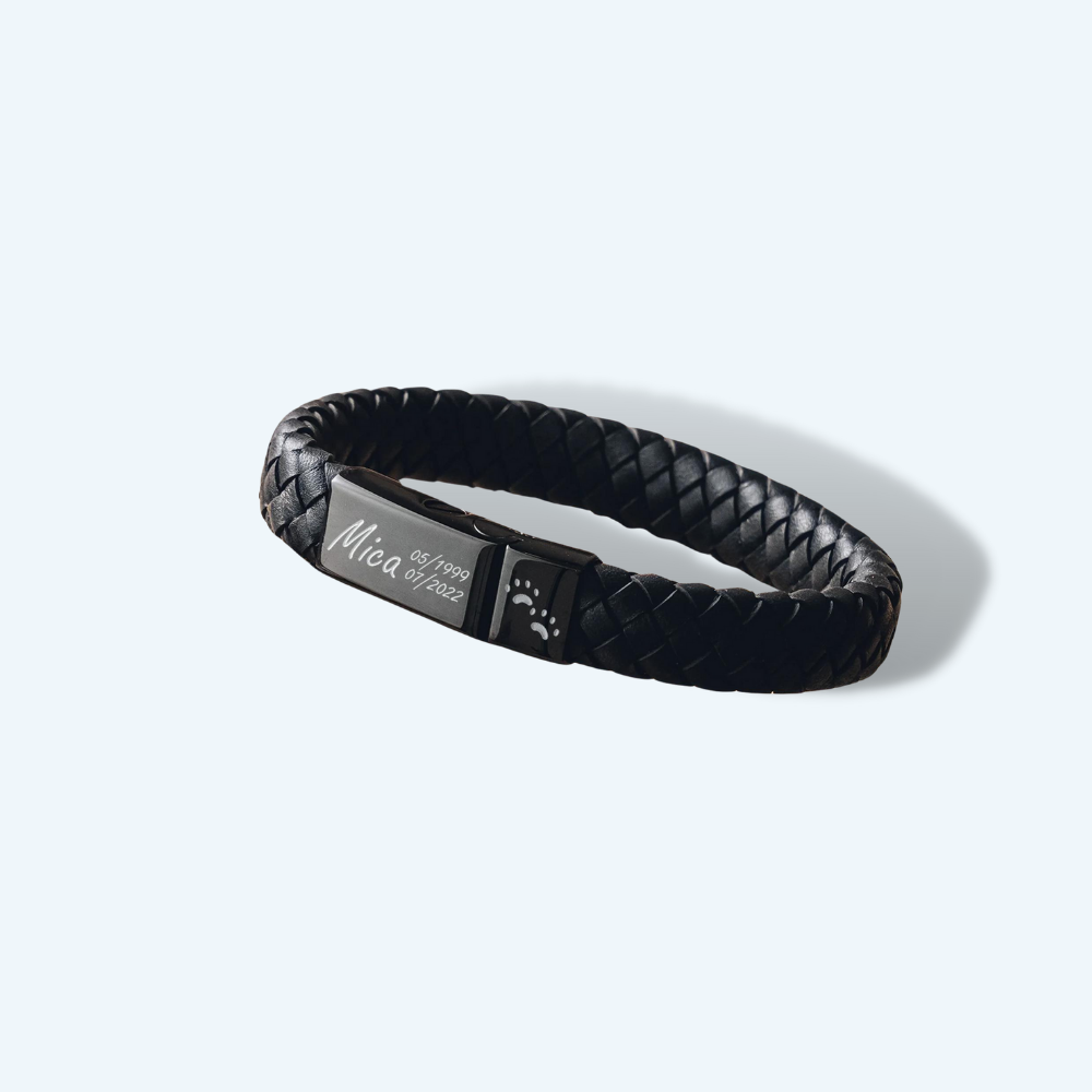 Custom Engraved Cremation Bracelet | Store Ashes