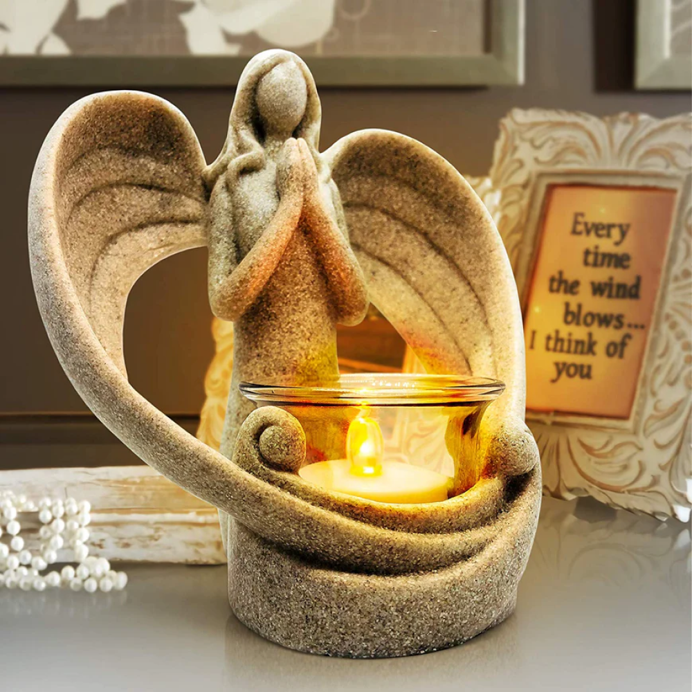 Memorial Gift - Tealight Candle Holder with Flickering Led Candle