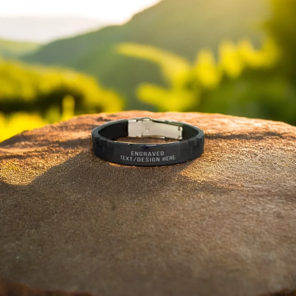 Custom Engraved Minimalistic Bracelet For Pet Dads | 4 Styles Available