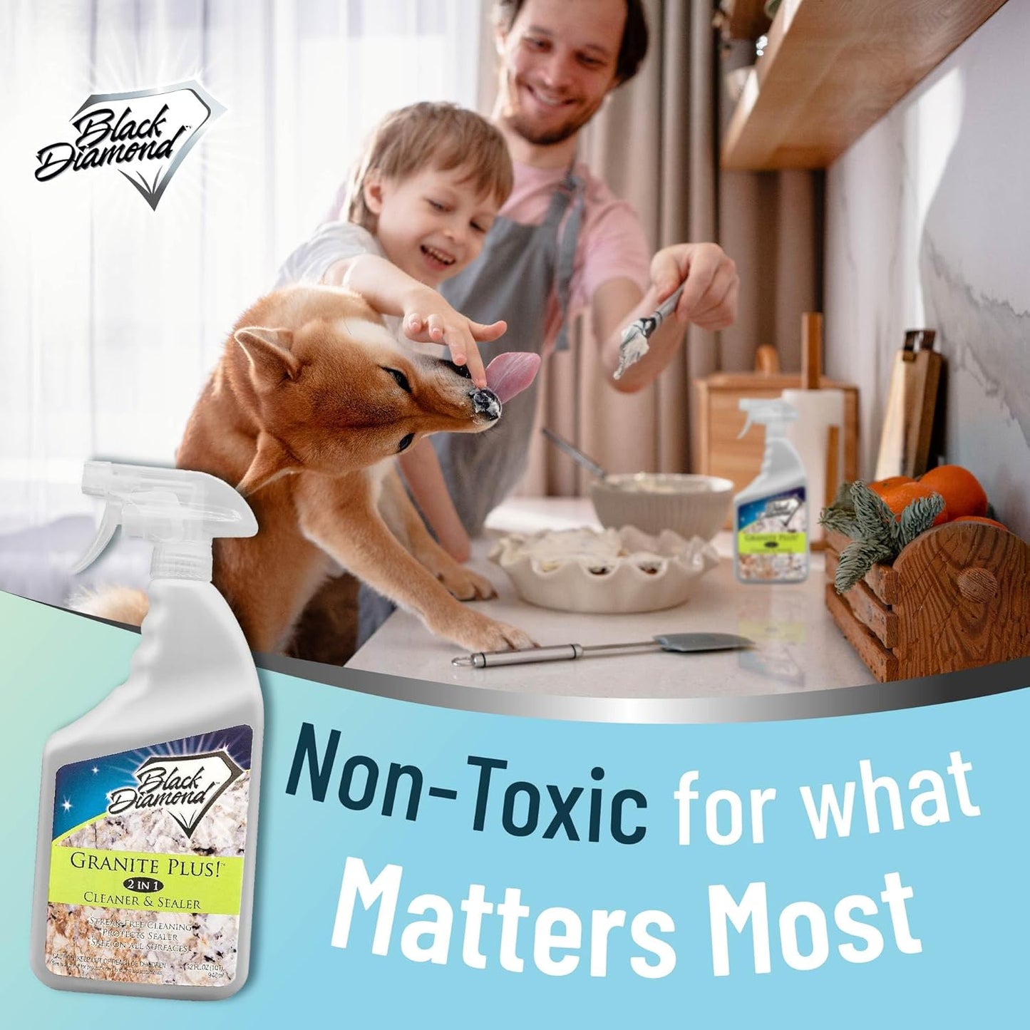 2 in 1 Cleaner & Sealer for Granite, Marble, Travertine, Limestone