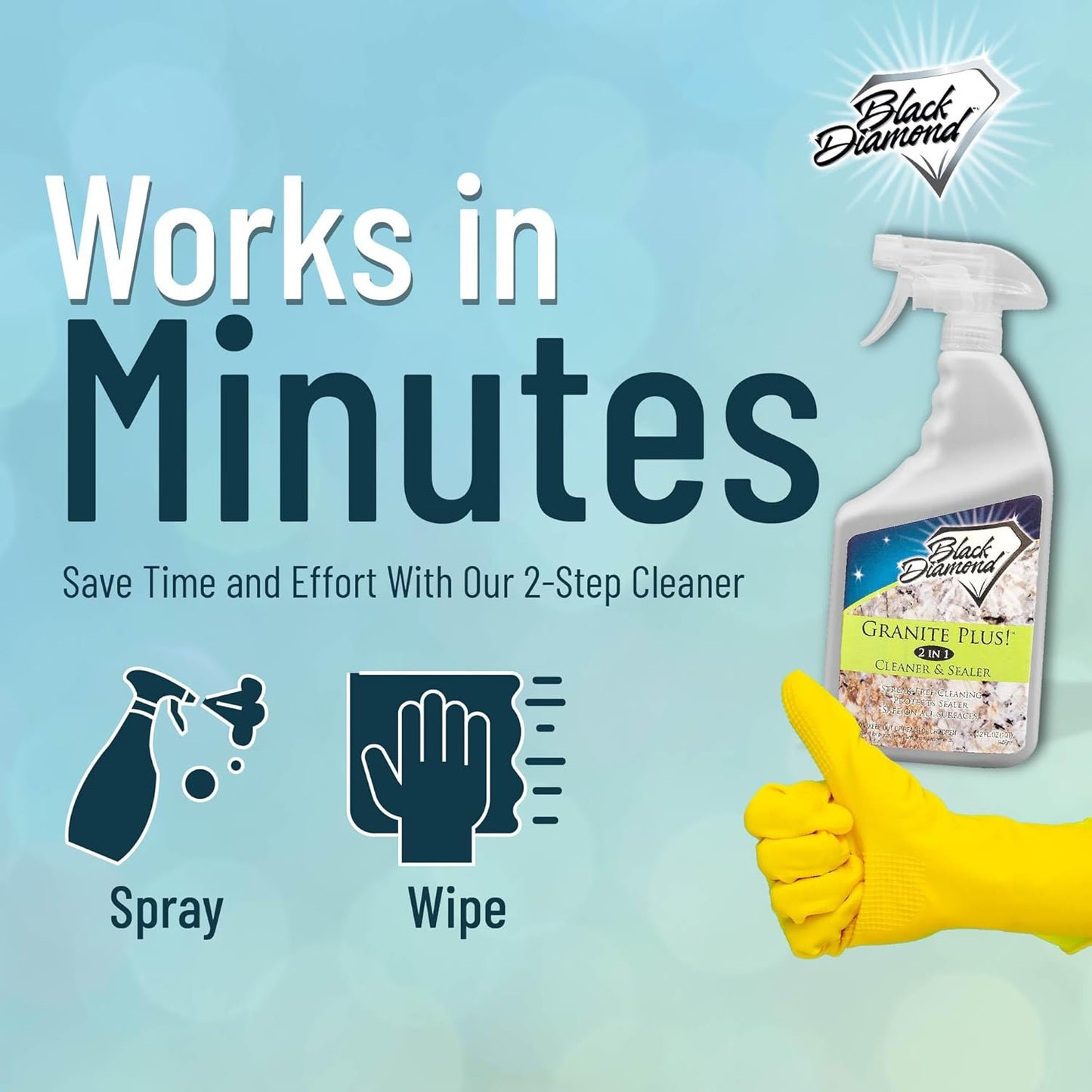 2 in 1 Cleaner & Sealer for Granite, Marble, Travertine, Limestone