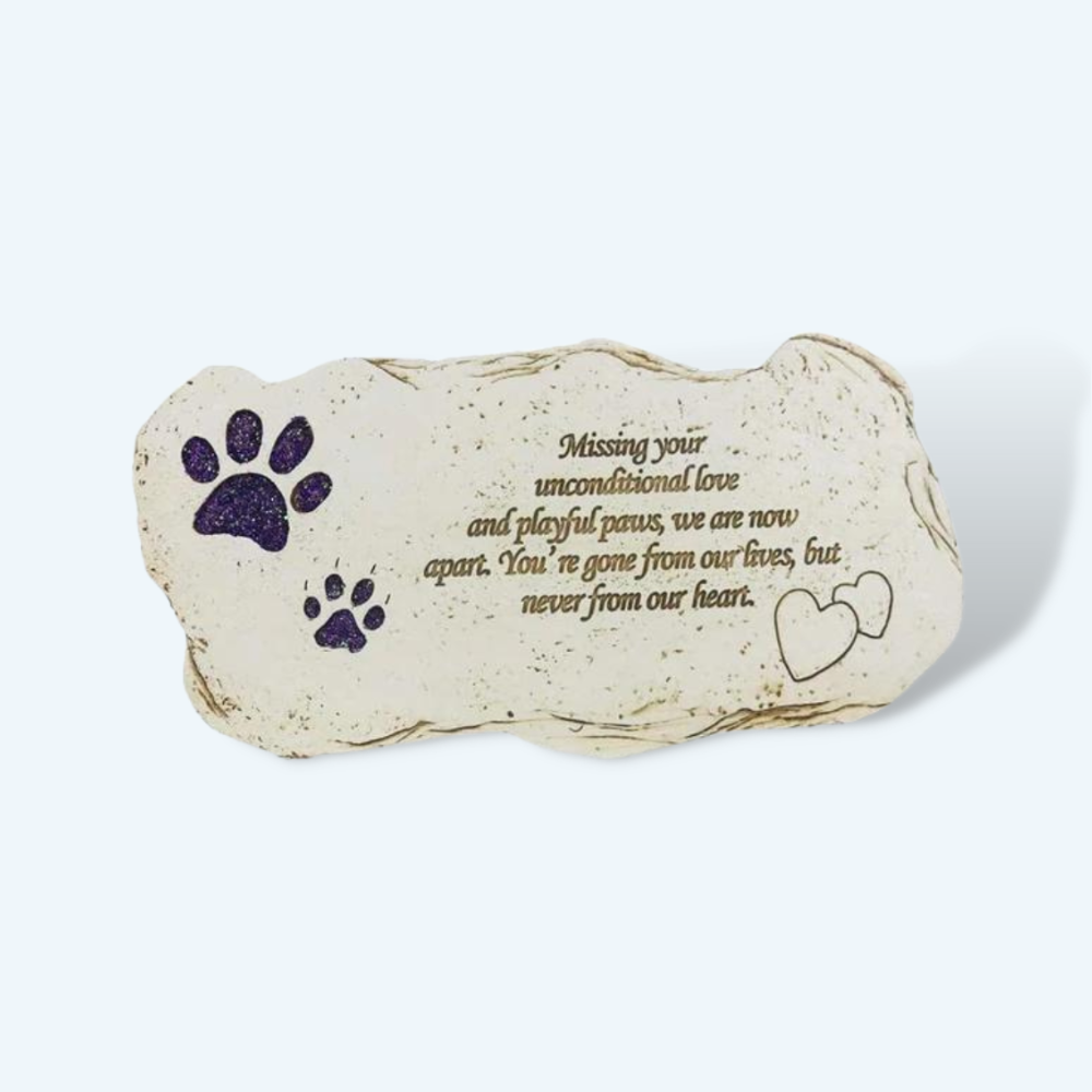 "Missing Your Unconditional Love" Pet Memorial Stone