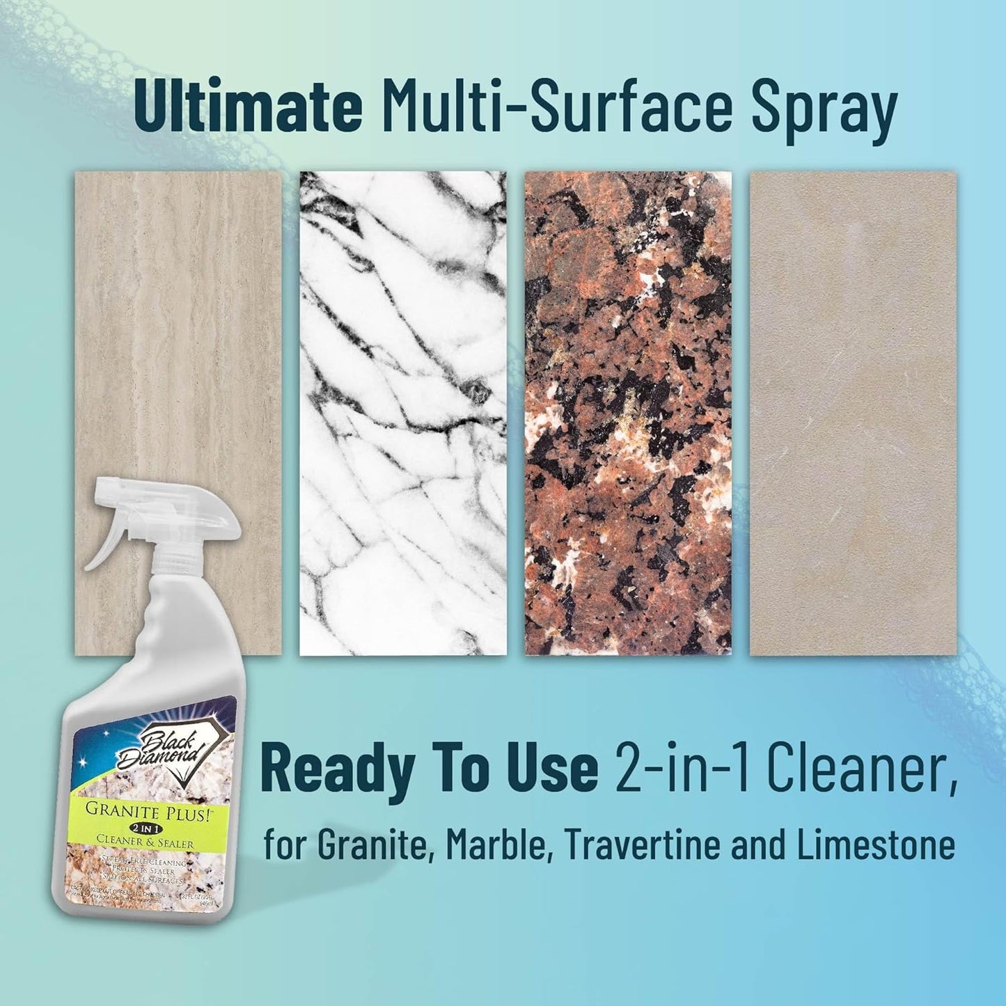2 in 1 Cleaner & Sealer for Granite, Marble, Travertine, Limestone
