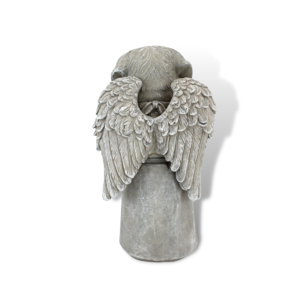 Dog Angel Pet Memorial Grave Marker Statue (3 Styles Available)
