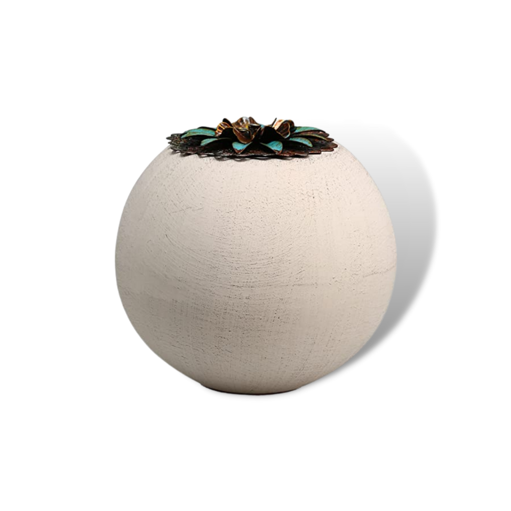 "Gone Yet Not Forgotten" Terra Cotta Candle Holder