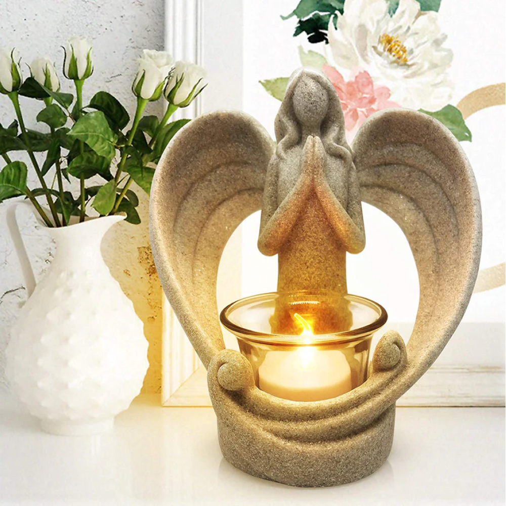 Memorial Gift - Tealight Candle Holder with Flickering Led Candle