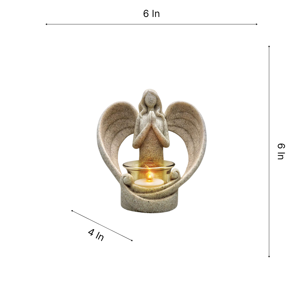 Memorial Gift - Tealight Candle Holder with Flickering Led Candle