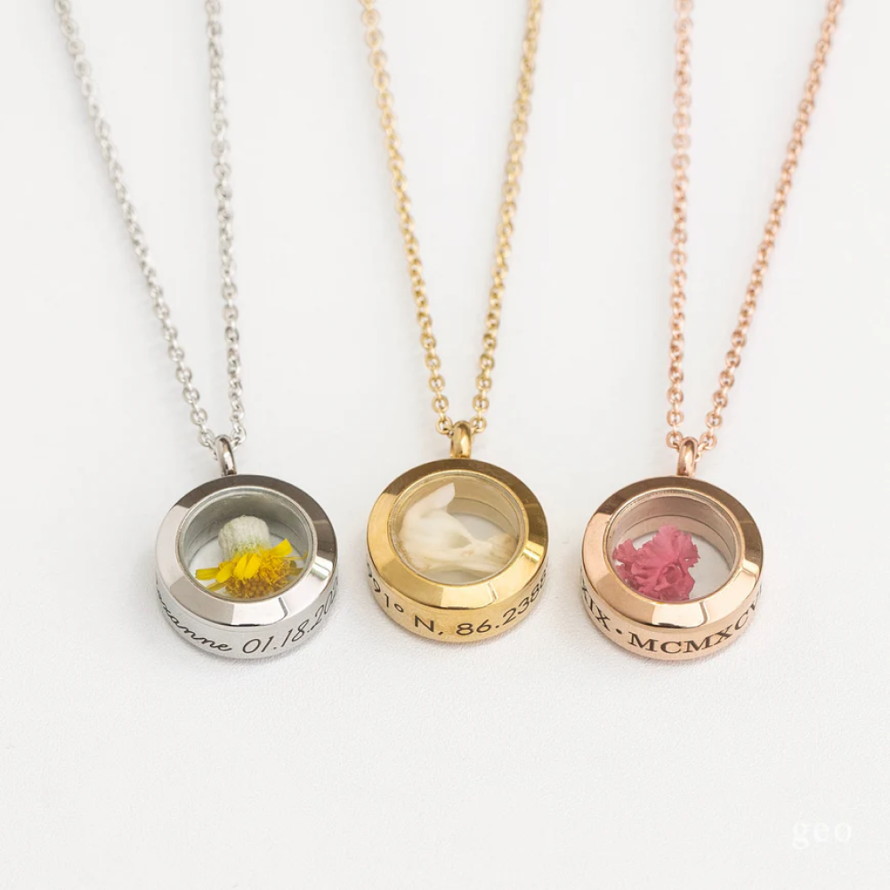 Personalized Keepsake Necklace | Unique Handmade Memorial Jewelry