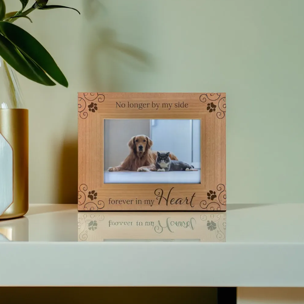 No Longer By My Side, Forever In My Heart - Picture Frame (5 Sizes Available)