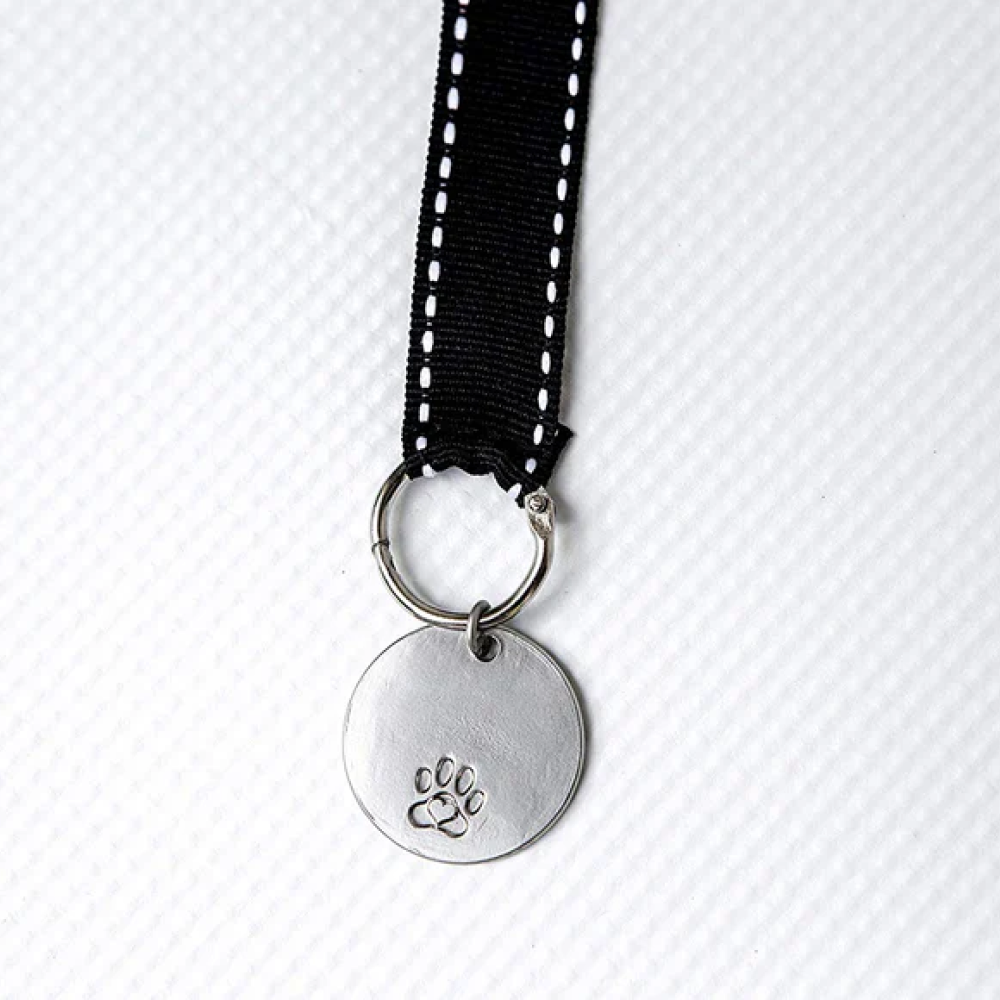 "Pawprints Left By You" Pet Memorial Frame with Pet Tag or Ash Vial