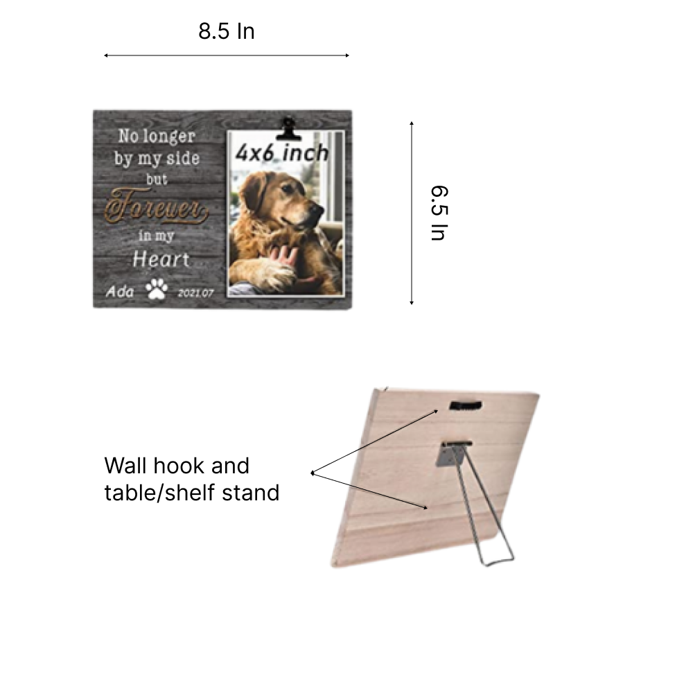 Personalized Text Memorial Picture Frame
