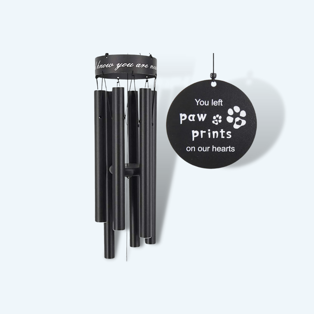 Premium Pet Memorial Wind Chimes, 30 Inches (5 Styles Available)