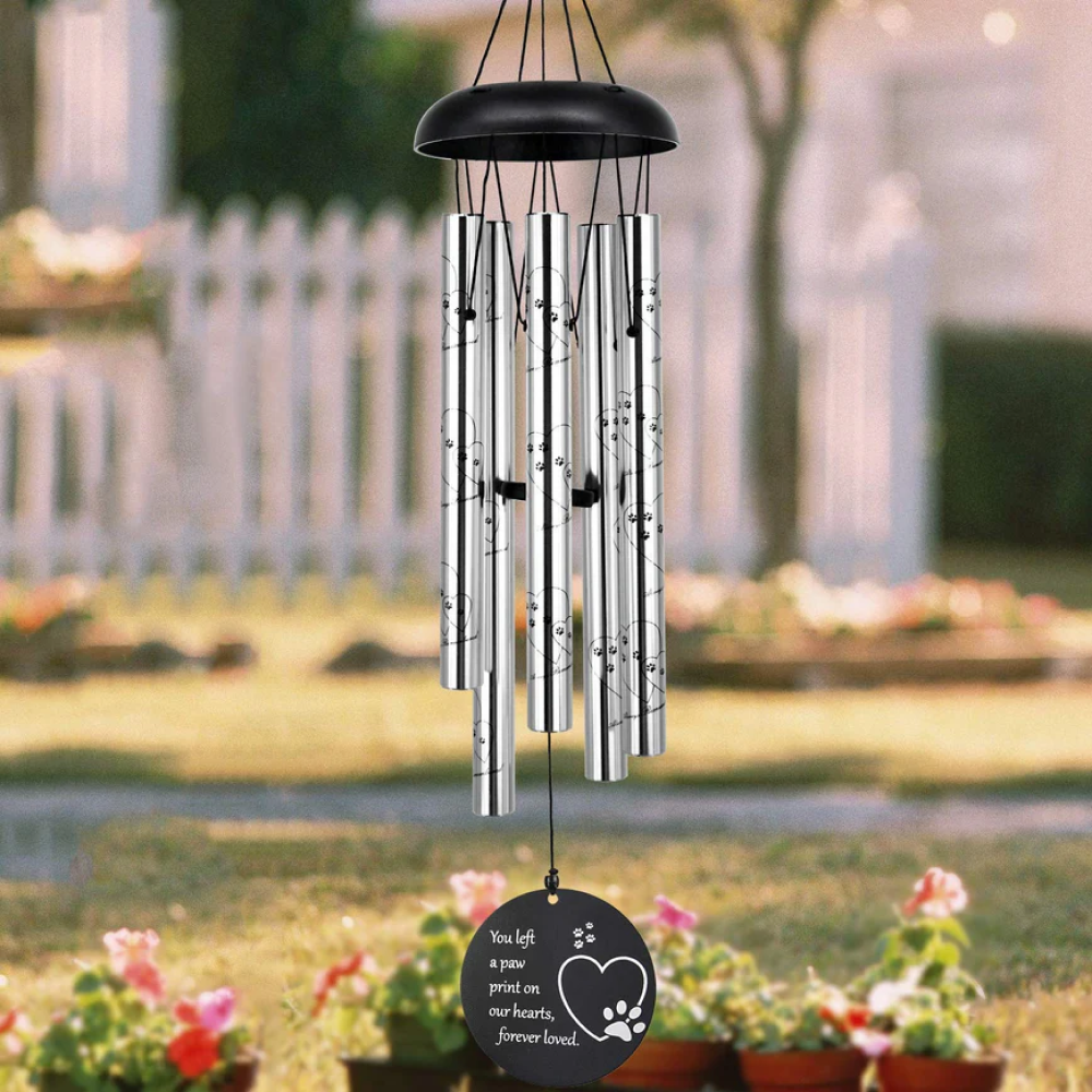 Premium Pet Memorial Wind Chimes, 30 Inches (5 Styles Available)