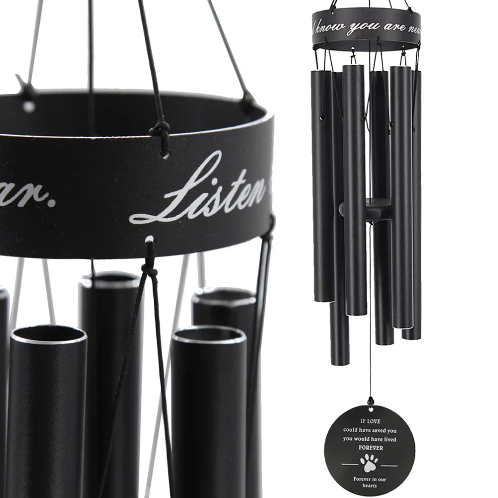 Premium Pet Memorial Wind Chimes, 30 Inches (5 Styles Available)