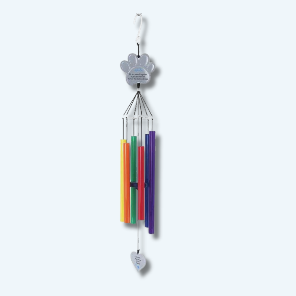 36 Inch Rainbow Bridge Pet Memorial Wind Chimes
