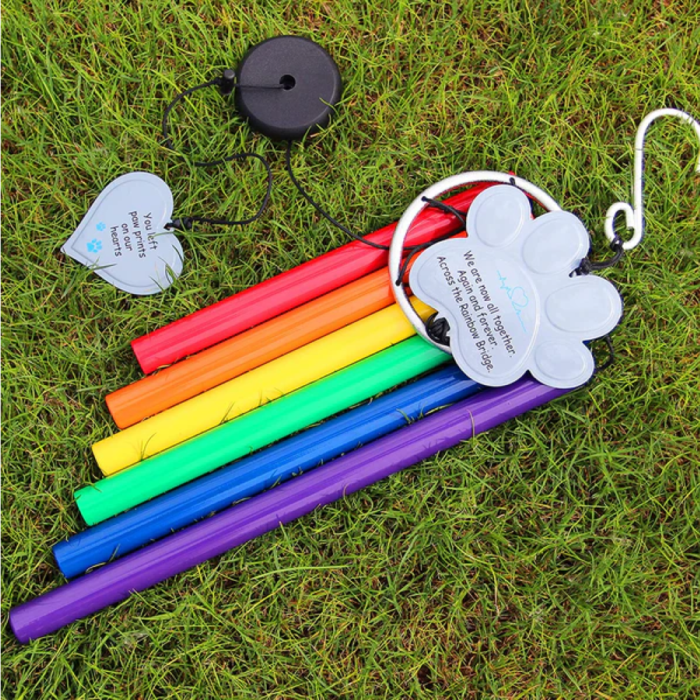36 Inch Rainbow Bridge Pet Memorial Wind Chimes