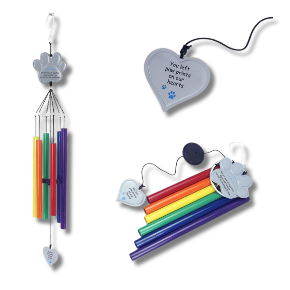 36 Inch Rainbow Bridge Pet Memorial Wind Chimes