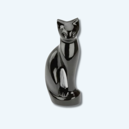 Elegant Cat Statue Cremation Urn | 3 Colors Available