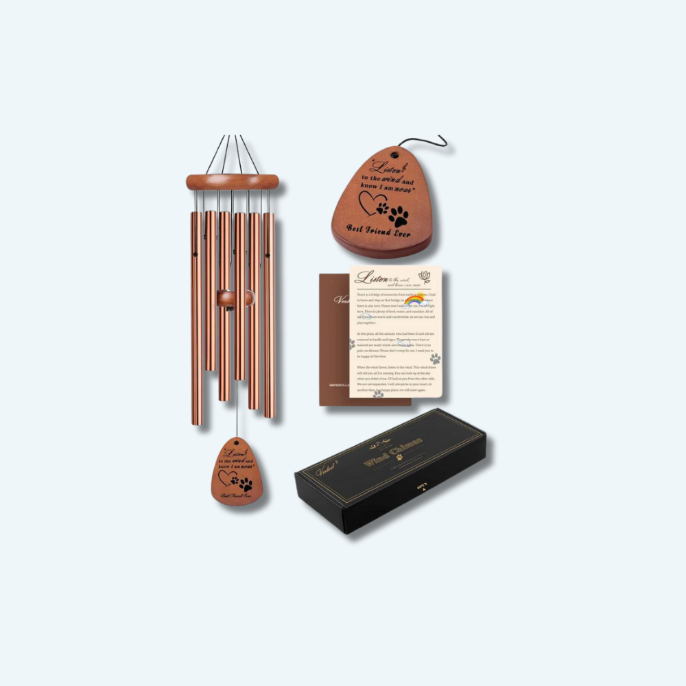 Dog and Cat Memorial Gifts, 28" Pet Wind Chimes (5 Styles Available)