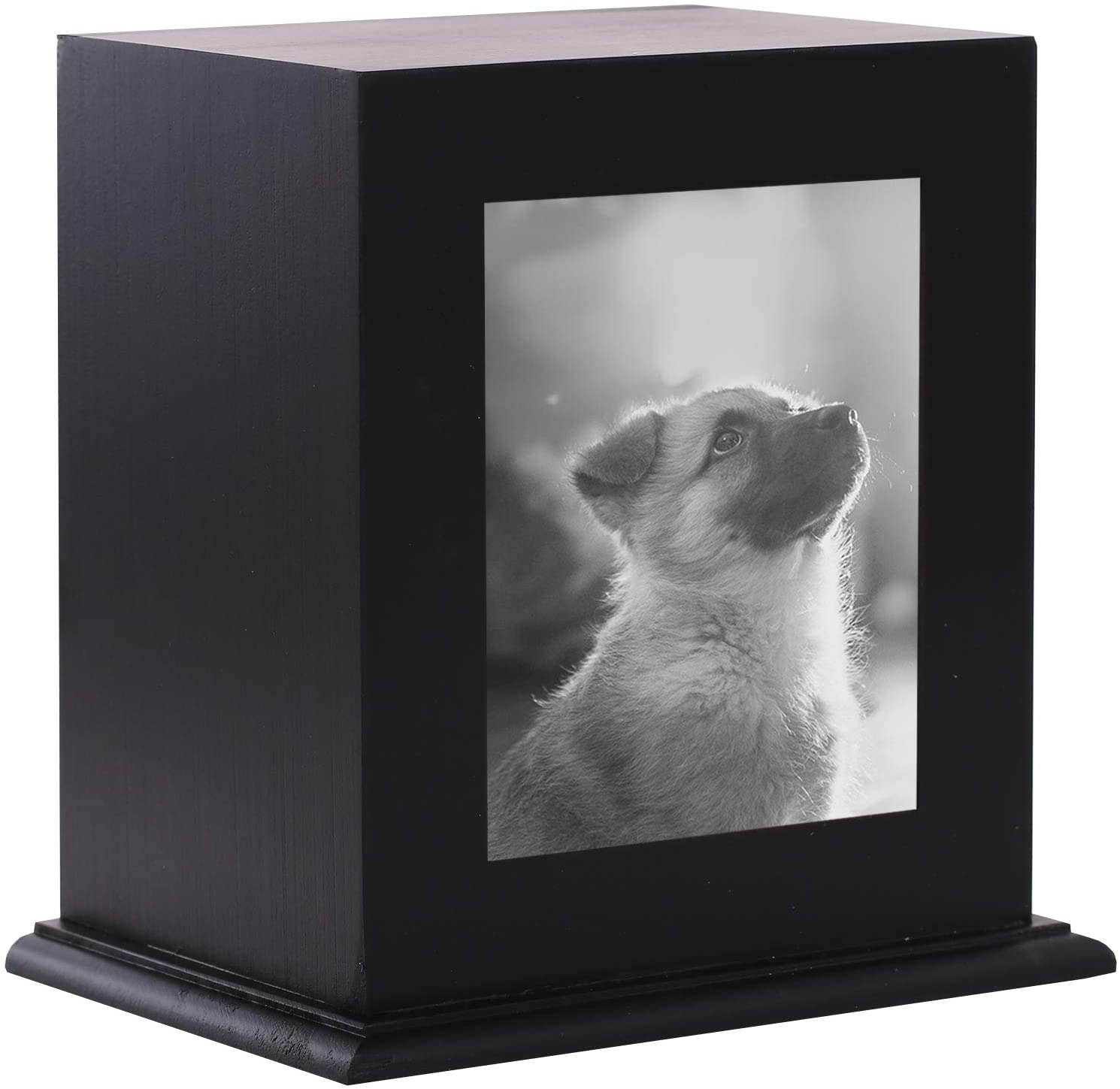 Young's Wood Pet Memorial Box with Photo