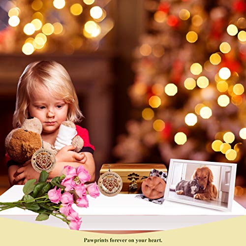 Wooden Paw Print Ornaments