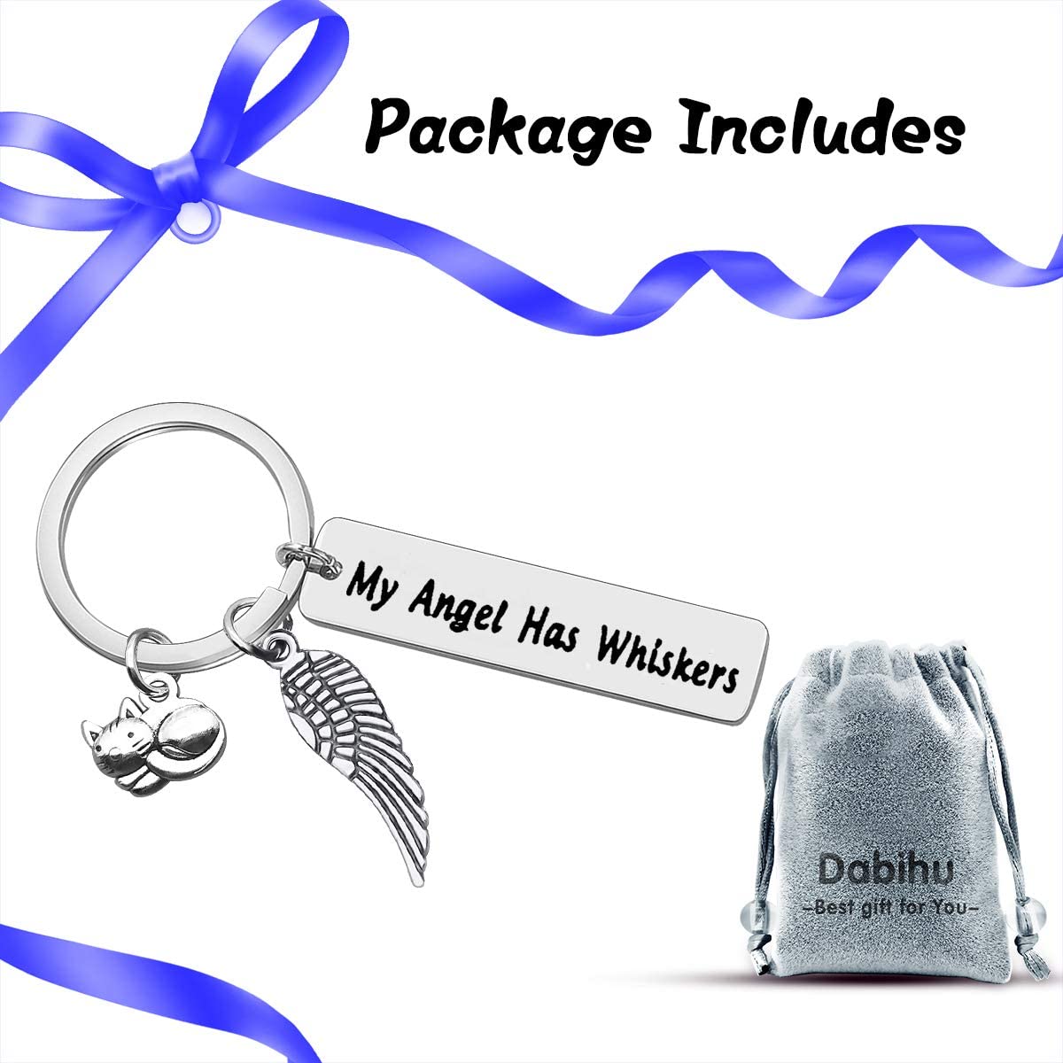 Pet Memorial Keychain - Whiskers keying, Sympathy Loss of a Cat