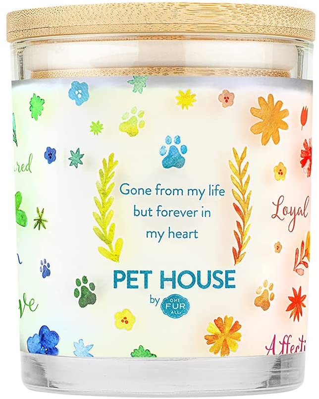Furever Loved Eco-Friendly Natural Soy Wax Pet Memorial Candle
