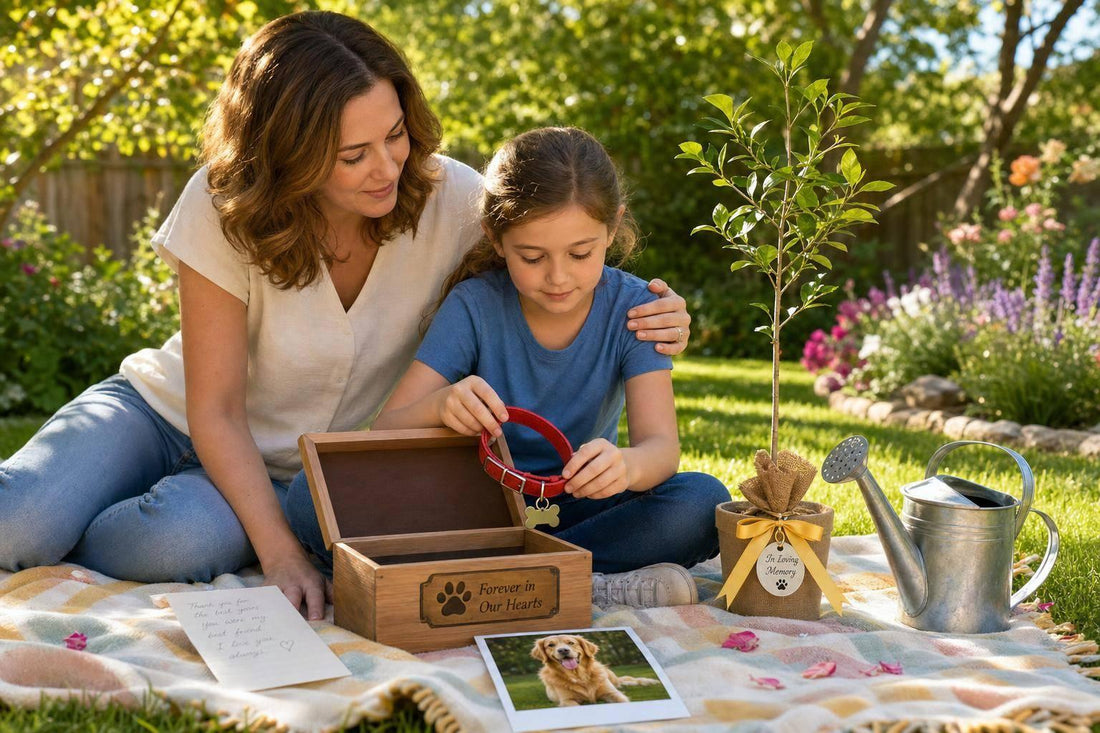 How Memorial Activities Help Kids Process Pet Loss