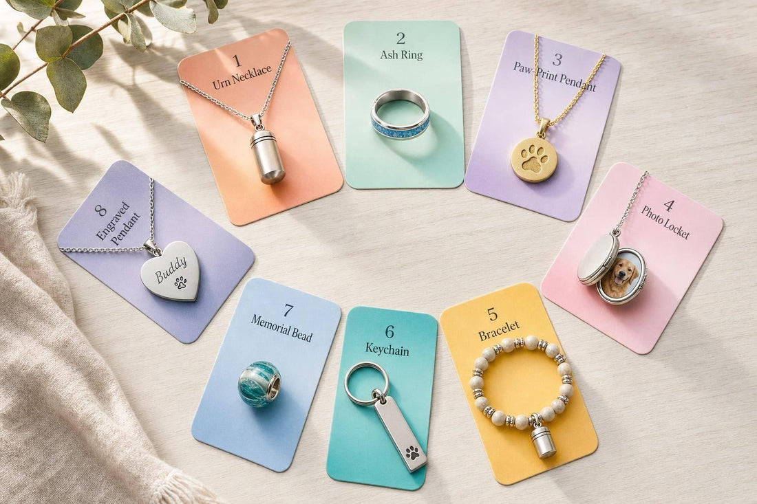 8 Types of Pet Memorial Jewelry