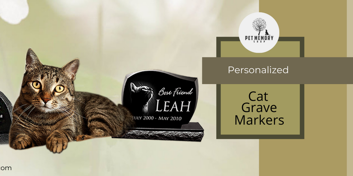 Pet grave markers 2024 cat