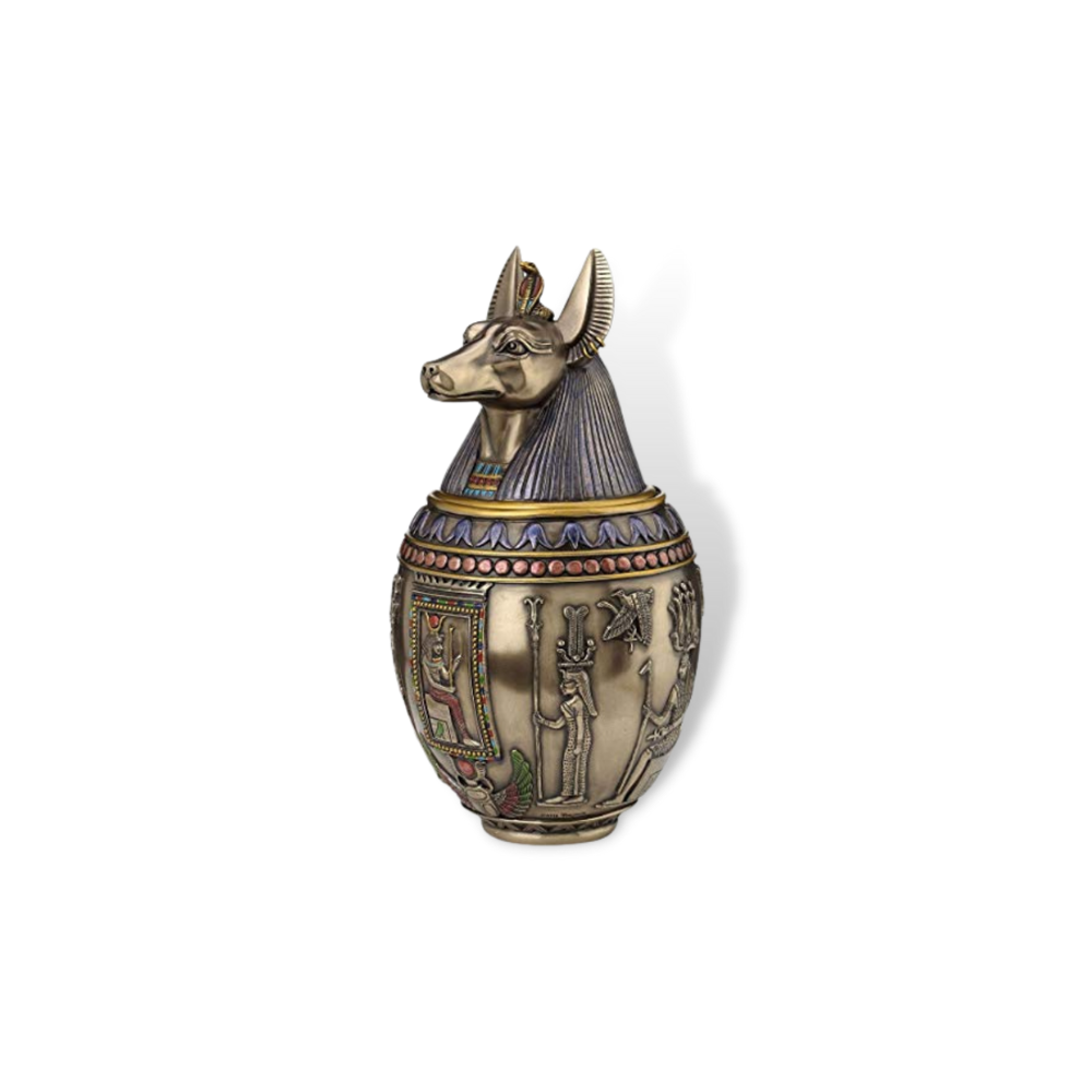 Rare Egyptian Anubis Dog Urn by Pet Memory Shop