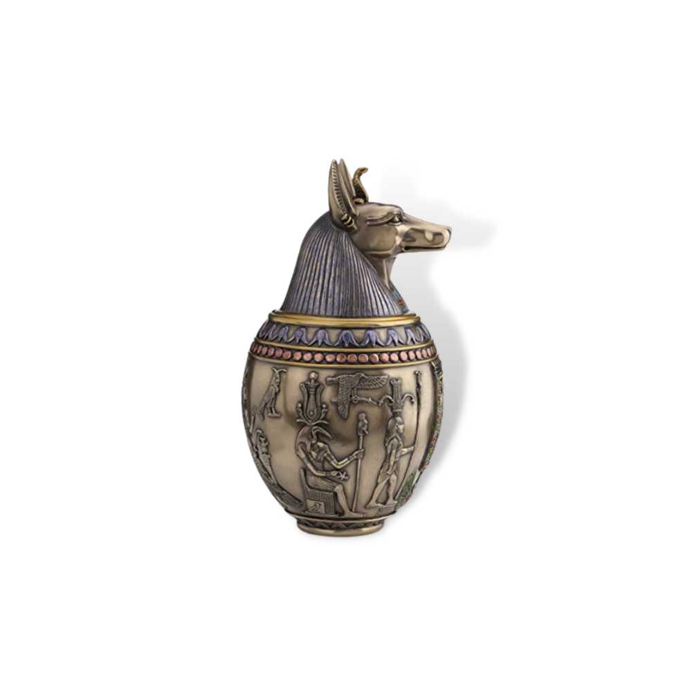 Rare Egyptian Anubis Dog Urn by Pet Memory Shop