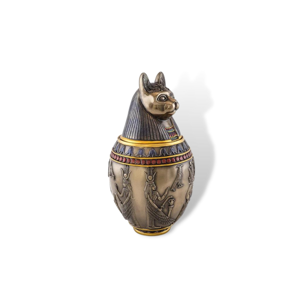 Rare Egyptian Bastet Cat Urn by Pet Memory Shop
