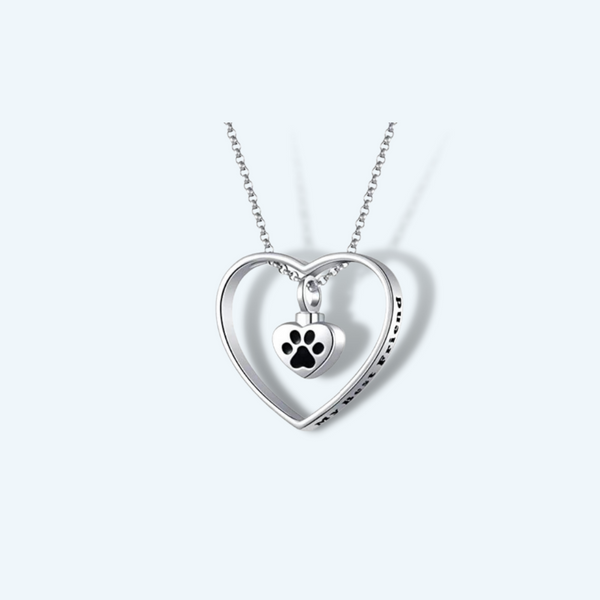 Paw Print Cremation Lockets That Hold Ashes Pet Ashes Necklace