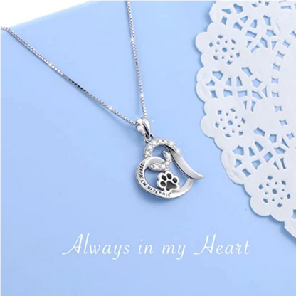 "Always In my Heart" Elegant Pet Pendant Necklace