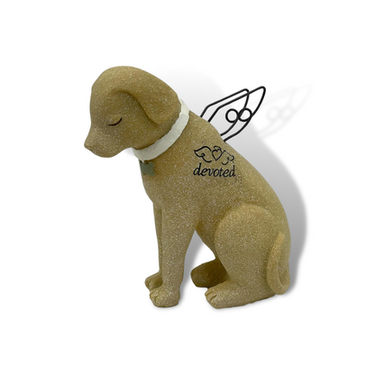 Bereavement Faithful Angel Memorial Dog Figurine Statue