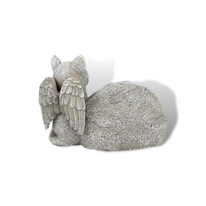 Cat Angel Pet Memorial Grave Marker Tribute Statue (3 Style Available)