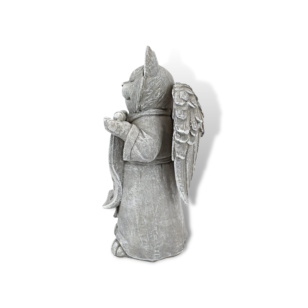 Cat Angel Pet Memorial Grave Marker Tribute Statue (3 Style Available)