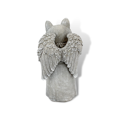 Cat Angel Pet Memorial Grave Marker Tribute Statue (3 Style Available)