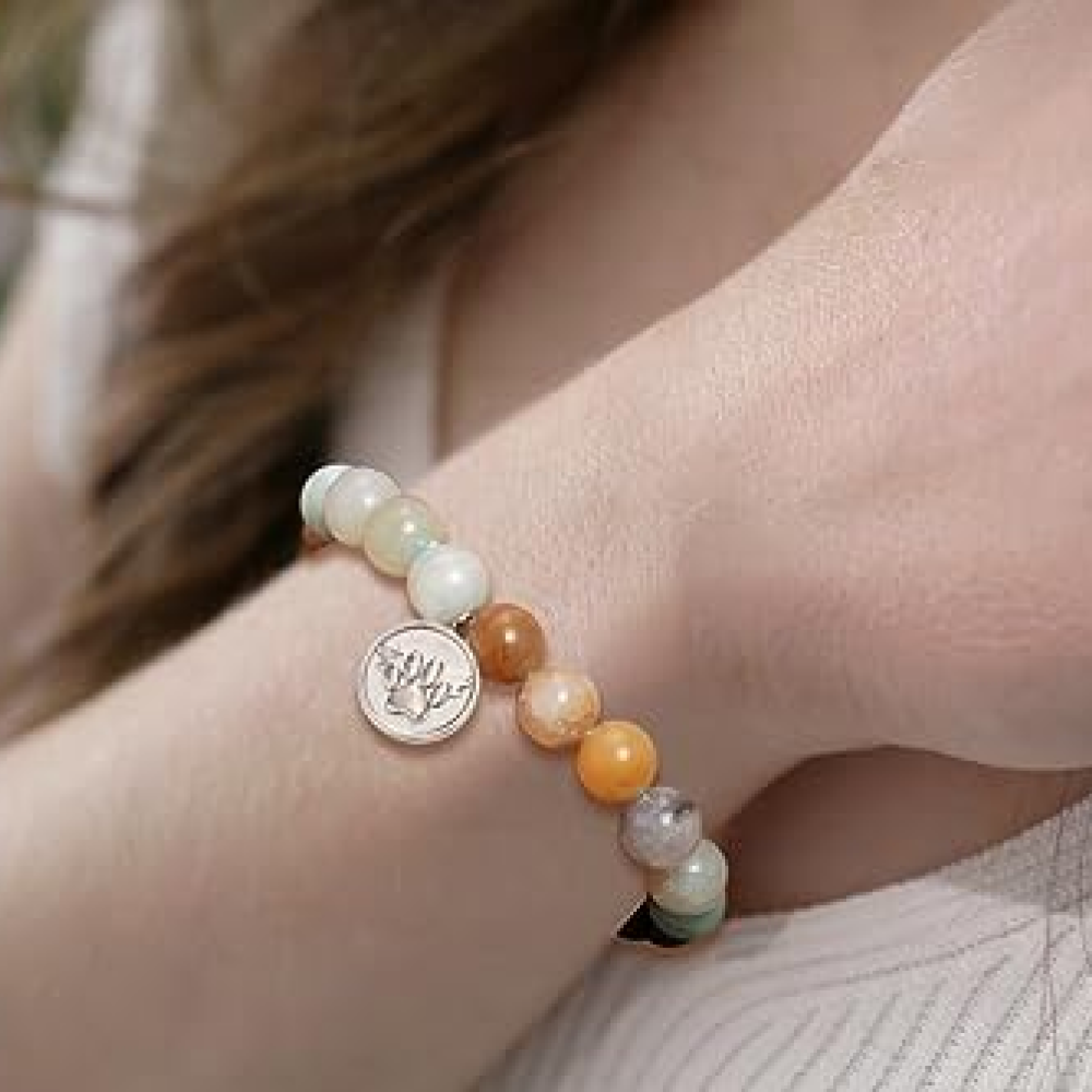 "In Loving Memory" Rainbow Bridge Pet Memorial Bracelet