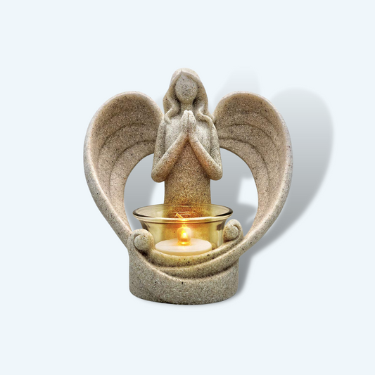 Memorial Gift - Tealight Candle Holder with Flickering Led Candle