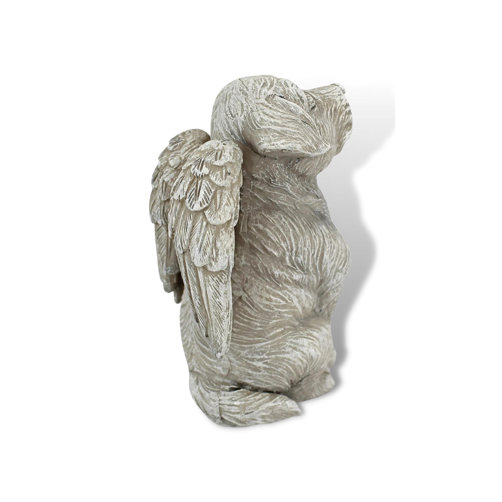 Dog Angel Pet Memorial Grave Marker Statue (3 Styles Available)