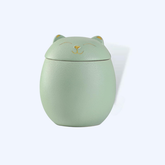 Cute & Colorful Ceramic Cat Urn (6 Colors Available)