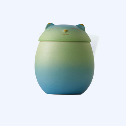 Cute & Colorful Ceramic Cat Urn (6 Colors Available)