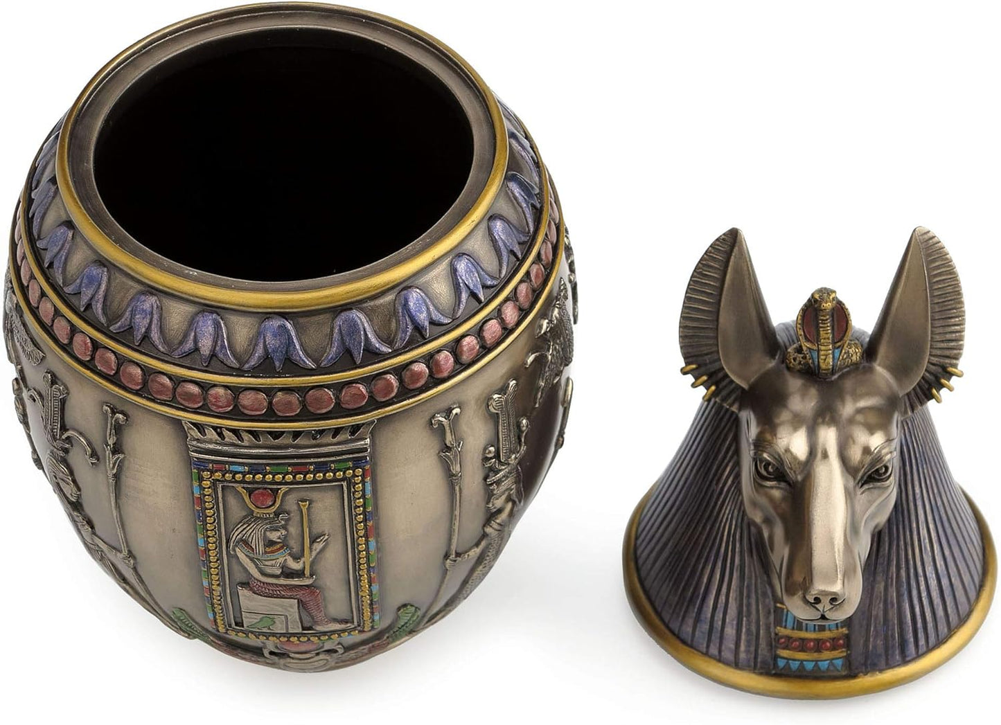 Rare Egyptian Anubis Dog Urn by Pet Memory Shop