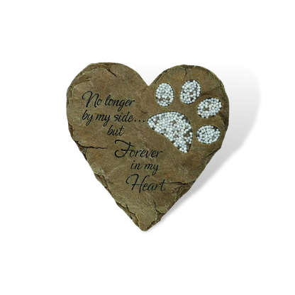 No Longer By My Side Forever In My Heart Burial Heart Stone
