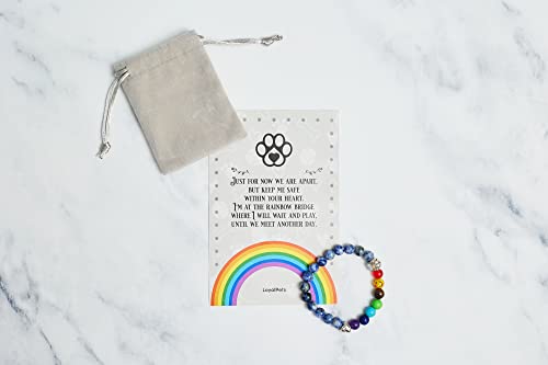 "Just For Now We Are Apart" Pet Memorial Bracelet